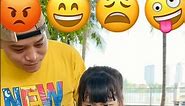 Super Emoji - Daddy & Daughter 🥰 Vic family #shorts #funny #family