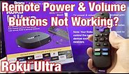 Roku Ultra: Remote Power Button & Volume Button Not Working? Fixed!