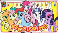 MLP My Little Pony Recoloring All Ponies Color Swap coloring pages
