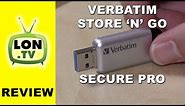 Verbatim Store 'n' Go Secure Pro USB 3.0 Flash Drive Review - with AES Hardware Encryption
