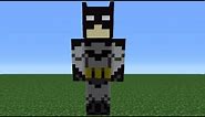 Minecraft 360: How To Make A Batman Statue