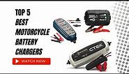 Best Motorcycle Battery Chargers On Amazon / Top 5 Product ( Reviewed & Tested )