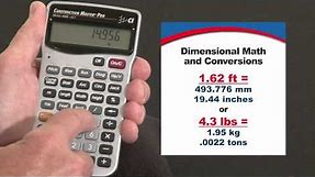 How to do Dimensional Math and Unit Conversions | Construction Master Pro