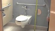 How to Measure Toilet and Grab Bars of an Accessible Stall for ADAAG Compliance.