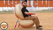 Building a Giant Baseball Chair (from 2x4s)
