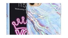 Velvet Caviar Compatible with iPhone 11 Pro Max Case Marble for Women & Girls - Cute Protective Phone Cases (Pink Iridescent Holographic Blue)