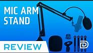 Blue Yeti Mic Arm Stand Setup // TONOR T20 Microphone Arm Stand Review