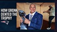 How Gronk Dented the Super Bowl 53 Trophy | Patriots