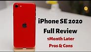 iPhone SE 2020 long term review with pros & cons