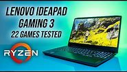 Lenovo IdeaPad Gaming 3 (Ryzen 4600H/1650 Ti) 22 Game Test!