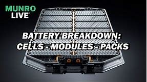Electric Vehicle Battery Breakdown: Cells to Modules to Packs!