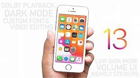 Get iOS 13 on iPhones 5s/6 & 6 Plus!