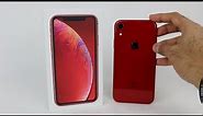 iPhone XR (PRODUCT)RED Unboxing!
