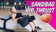 How to do a Sandbag Hip Thrust by Nichelle Laus