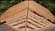 California Roof Framing - Beautiful Job - Roof Framing - Wood - Framing - Common Roof Framing - Work