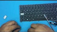 How To Install And Fix The Keyboard Keys of Fujitsu Lifebook P727 P728 U729x U727 U728 U729 Series