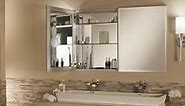 Sleek Frameless Beveled Mirror Medicine Cabinets | GC