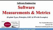 SE 33: Software Measurements & Metrics | LOC | FP