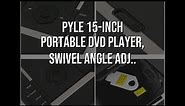 Pyle 15-Inch Portable DVD Player, Swivel Angle Adj..