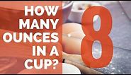 How Many Ounces in a Cup - Conversion Guide