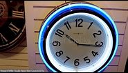 Howard Miller Studio Neon Wall Clock 625752 at Premier Clocks