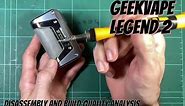 Geekvape Legend 2: Full disassembly, build quality check and comparison to the OG Legend