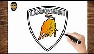 How To Draw Lamborghini logo