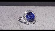 Hand-Crafting a Blue Sapphire & Diamond Bouquet Ring - Custom by Addessi
