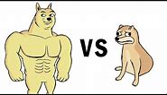 Animation in the 30's VS Animation Now (Swole Doge vs. Cheems Animated)