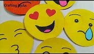 Smiley Face | How to make emojis with paper | Paper Emojis | #StayHome #WithMe
