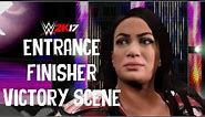 WWE 2K17 | Nia Jax Entrance, Finisher & Victory Scene