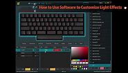 How to customize keyboard RGB lighting effect with keyboard driver