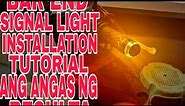 BAR END SIGNAL LIGHTS INSTALLATION (YAMAHA MIO SPORTY)