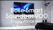 Bose Smart Soundbar 900 Dolby Atmos test - Hands On