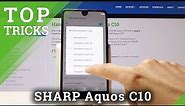 Top Tricks for SHARP Aquos C10 - Best Apps / Cool Features
