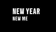 NEW YEAR NEW ME LYRIC VIDEO