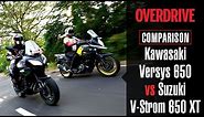 Suzuki V-Strom 650 XT vs Kawasaki Versys 650 | OVERDRIVE