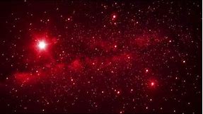 Red Rainstorm Universe Background Animation | TV Screensaver | 4K HD | Screen Saver Galaxy