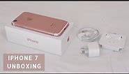 IPHONE 7 UNBOXING | ROSE GOLD