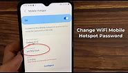 How to Change WiFi Mobile Hotspot Password on Samsung Galaxy A12/A13