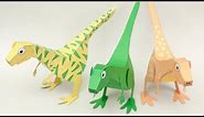 How to make Paper 3D Dinosaur 🦖 || Dinosaur/ Easy Craft Ideas