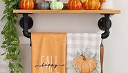 Siilues Fall Kitchen Towels 18x26 Inch, Fall Decorations for Home Happy Fall Decor Pumpkin Dish Towels Seasonal Thanksgiving Decorations for Home Kitchen Decor Hand Towels (Set of 2)
