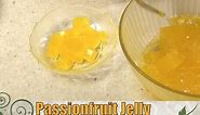 Fresh Passionfruit Jelly 4 Ingredient cheekyricho video recipe
