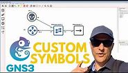 GNS3 Custom Symbols: Modern, clean, crisp network topologies! CCNA | Python | Networking