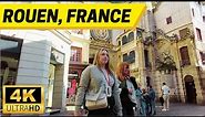 Rouen, France Virtual Walking Tour【4K, 60fps】- Cathédrale Notre-Dame de Rouen - جولة في روان فرنسا