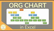 How to Make an Organizational Chart in Excel - Tutorial