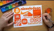 TOP 10 orange logos - !JBL, NIKE, Xiaomi, bitcoin, SOUNDCLOUD ... etc.