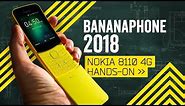 The Banana Phone Is Back: Nokia 8110 4G Hands-On