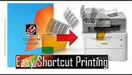 Create a Desktop shortcut Icon to print files in folder quickly with Batch And Print Pro