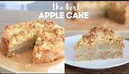 Easy Apple Crumble Cake 🍎 Eggless!